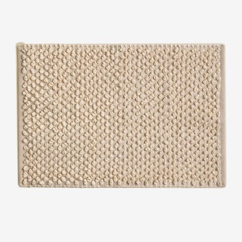 Tapis de salle de bain (50x80 cm) Niram Beige Lin