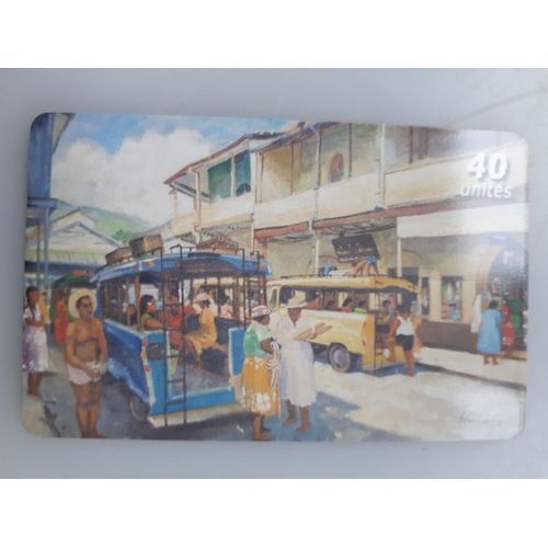 Télécarte Polynésie Française "Les Camions/Les Trucks" 40 Unités Phonecote Pf139