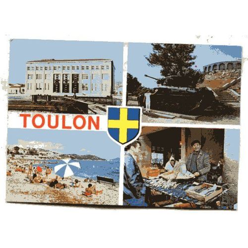 Carte Postale - Différentes Vues - Toulon - Var - 83