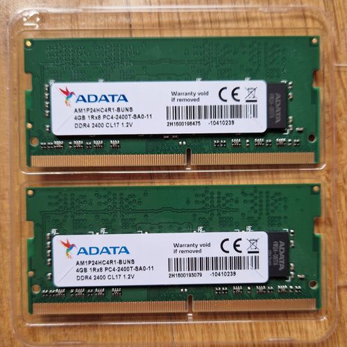 2 x Adata So Dimm Ddr4 2400 4Gb CL17