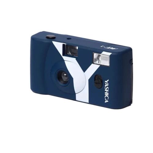 Yashica Mf-1 Snapshot Art Camera Prussian Blue - Cámara Compacta Analógica