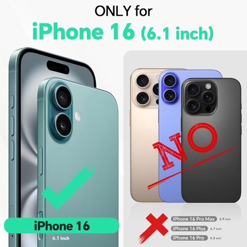 CHENG-Coque pour iPhone 16 5G, Etui Portefeuille TPU Anti-Choc [Blocage RFID] Emplacement Carte Simili Cuir Béquille Protection Robuste Compatible avec iPhone 16 (6,1 Pouces, 2024) - Brun Clair