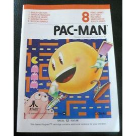 Atari 2600 Notice Mode D'emploi Pac-Man 1981