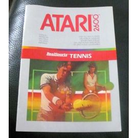 Atari 2600 : Notice Realsports Tennis (1983)