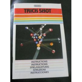 Imagic : Notice - Mode D'emploi Trick Shot Pour Atari 2600 (1982)