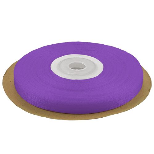 KAL-Ruban 6Mm X 32M Violet Foncé - Décoratif Satin Et Organza Pour Décoration, Bricolage, Mariage, Fête, Festival, Emballage Cadeaux, Cartes Diy