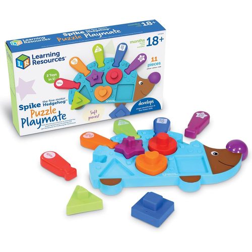 KAL-Spike Le Hérisson De Motricité Fine, Plateau De Puzzle, À Partir De 18 Mois Jeu De Motricité Fine, Reconnaissance Des Couleurs Et Des Formes Jouets Montessori Pour Tout-Petits