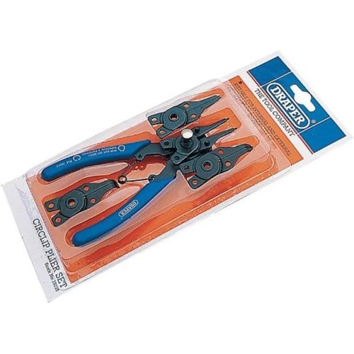 ACP/SET Lot de 5 Pinces circlips,Bleu