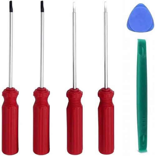 Lot de 4 tournevis triangulaires de 1,4 mm,1,8 mm,2,0 mm,2,3 mm pour fixer des jouets électroniques,des appareils électroménagers,des réparations avec outils de levier