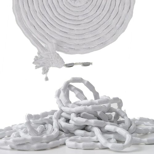 KAL-Chaîne De Plomb Lourde, Ruban De Plomb, Qualité Professionnelle, Ruban De Plomb Pour Rideaux, 10 M, Chaîne De Plomb Lourde, Poids De Rideau, Poids De Rideau, Pour Rideaux, Rideaux (50 G - 10 M)