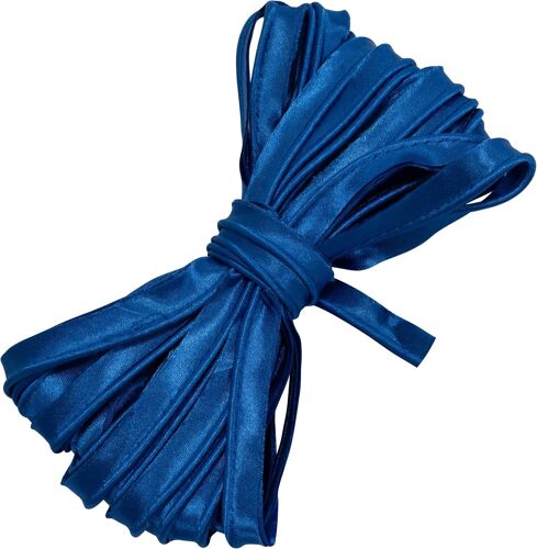 KAL-- C77251 - Passepoil Ruban 9 Mètres X 10 Mm - En Polyester - Couleur Bleu - Passementerie Passe-Partout Galon Coussins Couettes