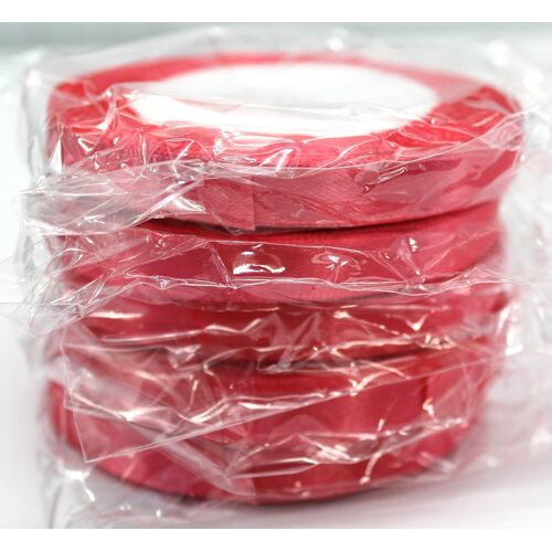 KAL-Ruban De Satin De 10 Mm Pour Noeud En Tissu, Ruban Cadeau, Noeud Cadeau (Rose Saumon, 5 X 20 M)