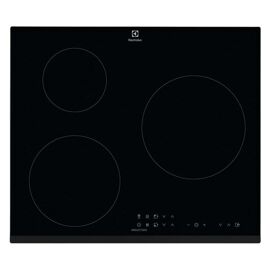 Table de cuisson à induction Electrolux CIT60330BK - 3 plaques de cuisson - Niche - largeur : 56 cm - profondeur : 49 cm - lueur rouge
