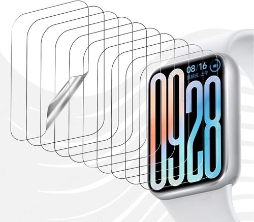 Kal-5pcs Film D'hydrogel Protecteur D'écran Pour Xiaomi Smart Band 9 Pro, Smartwatch Protection D'écran Transparente Flexible Hd Tpu [Sensibilité Du Toucher] [Pas De Bulles]