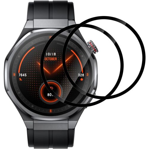 Kal-Protecteur D'écran Compatible Avec Honor Watch 5 Ultra, Anti-Rayures, Protecteur D'écran Souple 2 Pièces, Film Protecteur Pour Cadran De Montre. Noir