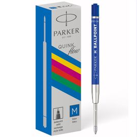 Parker Lot De 20 Recharges Pour Stylo À Bille Quinkflow Eco, Bleu