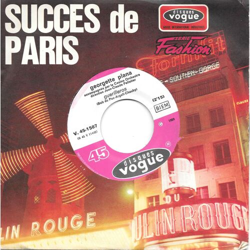 Georgette Plana : Guerilleros / La Folle Musique [Vinyle 45 Tours 7"] 1969