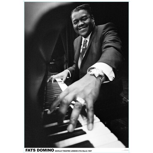 Fats Domino - Saville Theatre Londo 27th March 1967 Taille : 59x84cm - Affiche - Envoie Roulé