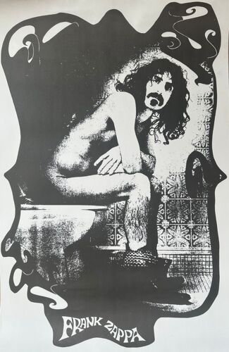Frank Zappa - Toilet Wc Taille : 49x72cm - Affiche - Envoie Roulé