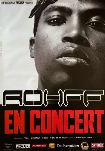 Rohff - En Concert 2009 Taille : 70x100cm - Affiche - Envoie Roulé