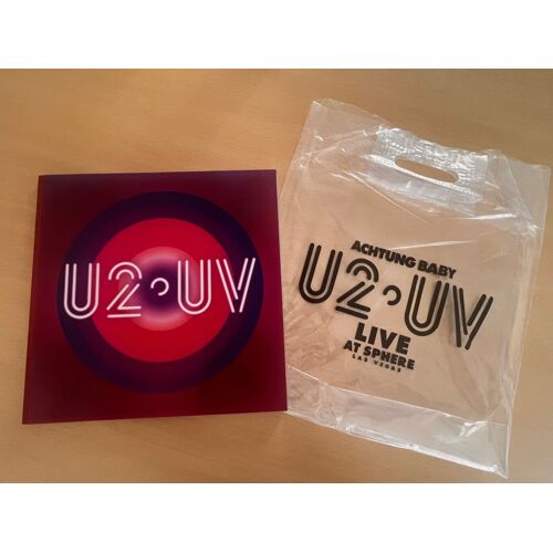 U2 Uv Program Live At Sphere Las Vegas 114 Pages Lenticular Cover New Tour Book
