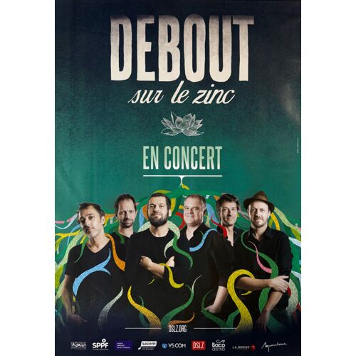 Debout Sur Le Zinc - En Concert Taille : 70x100cm - Affiche - Envoie Roulé