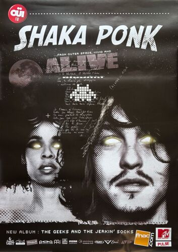 Shaka Ponk - Alive Taille : 70x100cm - Affiche - Envoie Roulé