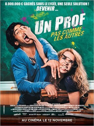 Un Prof Pas Comme Les Autres - 2014 - Bora Dagtekin Avec Elyas M'barek, Karoline Herfurth - Taille : 116x158cm - Affiche Originale De Cinéma - Envoi Plié