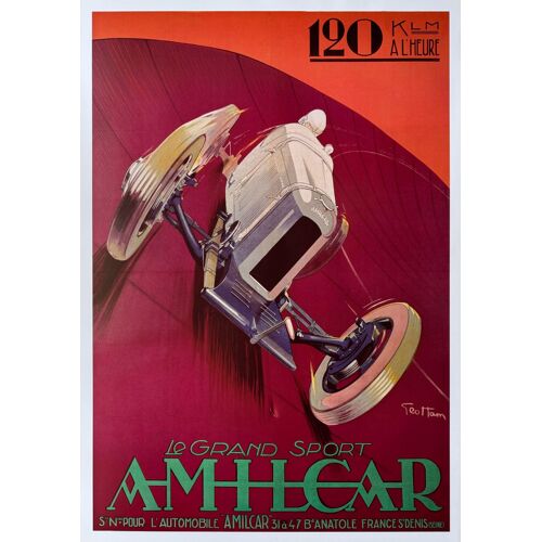 Amilcar Taille : 70x100cm - Affiche - Envoie Roulé