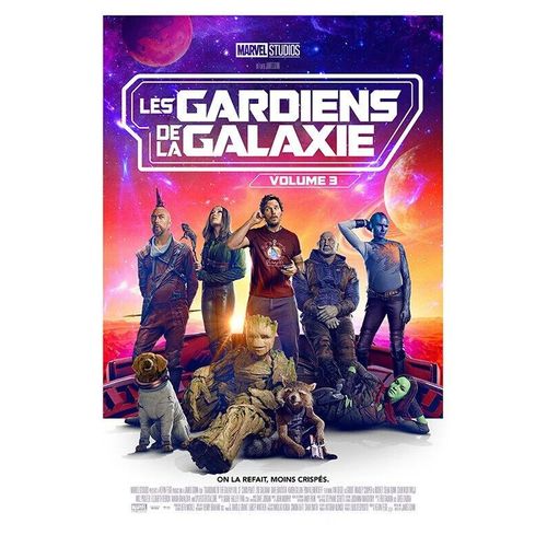 Les Gardiens De La Galaxie - Vol 3 - 2023 - 120x160cm - Affiche / Poster Envoi Plié