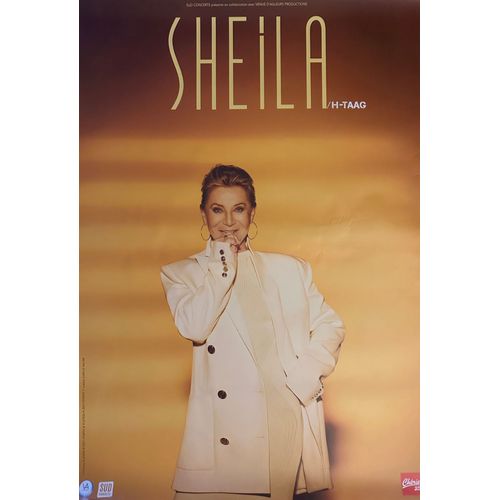 Sheila - En Concert - 2024 Taille : 70x100cm - Affiche - Envoie Roulé