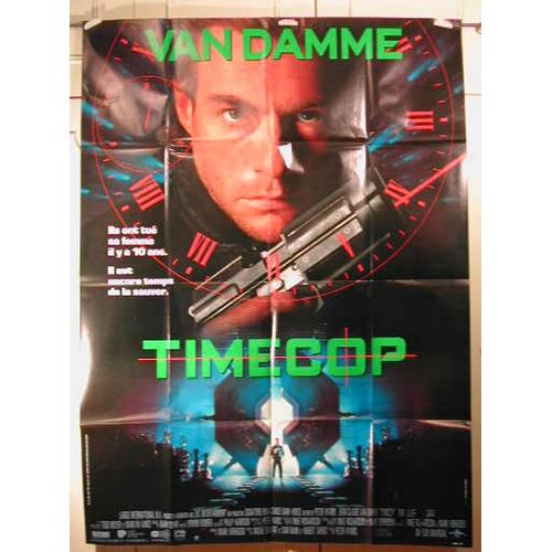 Timecop - Van Damme - Taille : 120x160cm - Affiche Originale De Cinéma - Envoi Plié