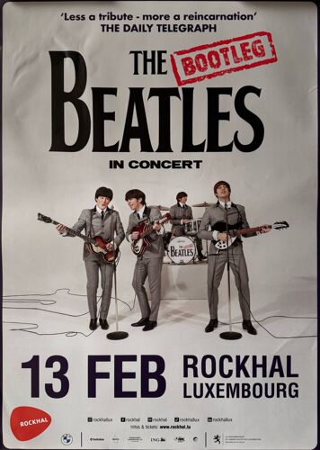 The Beatles - Bootleg - In Concert 2024 Taille : 60x85cm - Affiche - Envoie Roulé