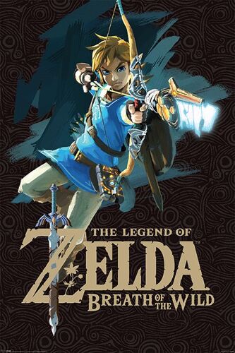 The Legend Of Zelda - Game Cover Taille : 61x91,5cm - Affiche - Envoie Roulé