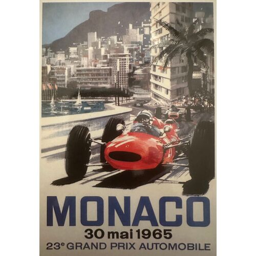 Monaco - Grand Prix 1965 - Mickael Turner - Taille : 10x15cm - Carte Postale