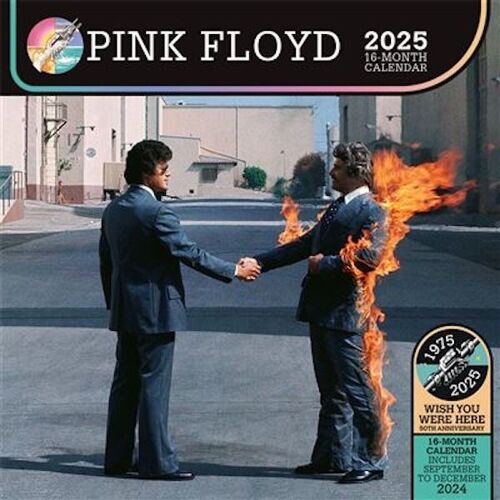 Pink Floyd 2025 30x30 Square Calendar Taille : 30x30cm - Calendrier