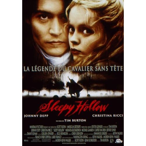 Sleepy Hollow - Johnny Depp Taille : 40x56cm - Affiche Originale De Cinéma - Envoi Plié