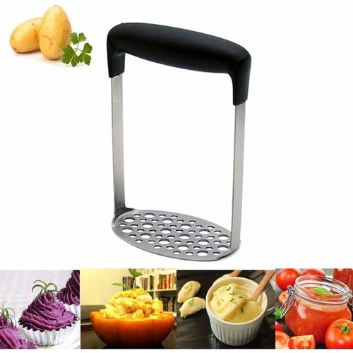 Presse-Purée De Cuisine Presse-Purée De Pommes De Terre Presse-Pommes De Terre En Acier Inoxydable Pour Légumes Et Fruits Goodnice