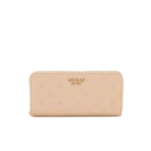Portefeuille Guess Phoebe 4G Femme Beige