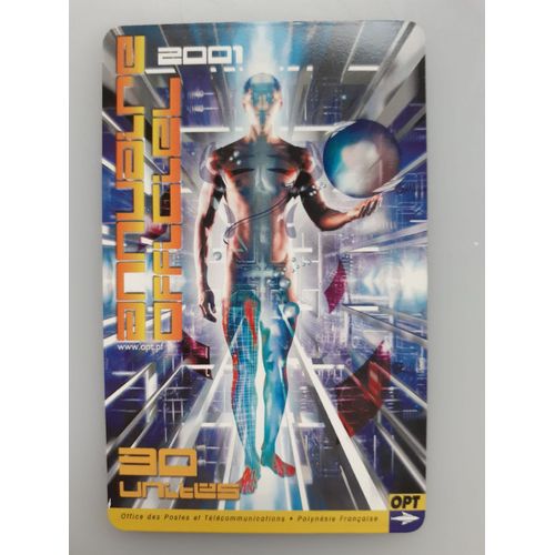 Télécarte Polynésie Française "Annuaire Officiel 2001" 30 Unités Phonecote Pf116