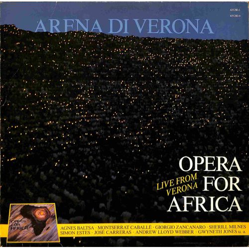 Vinyle 33t "Opera For Africa - Live From Verona"