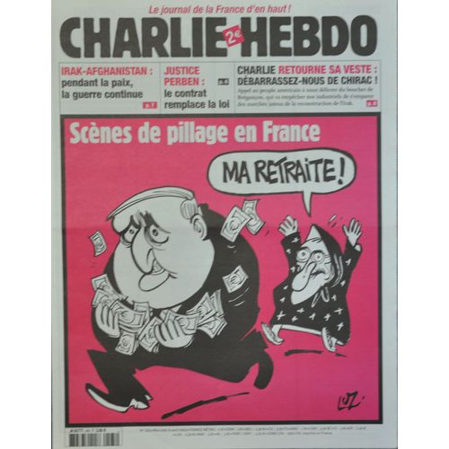 Vends Collection Charlie Hebdo Du 18 Juin 1997 Au 31 Décembre 2024, Année Par Année. Collection Charlie Hebdo Année 2003 Complète Numéro N° 551 À 602
