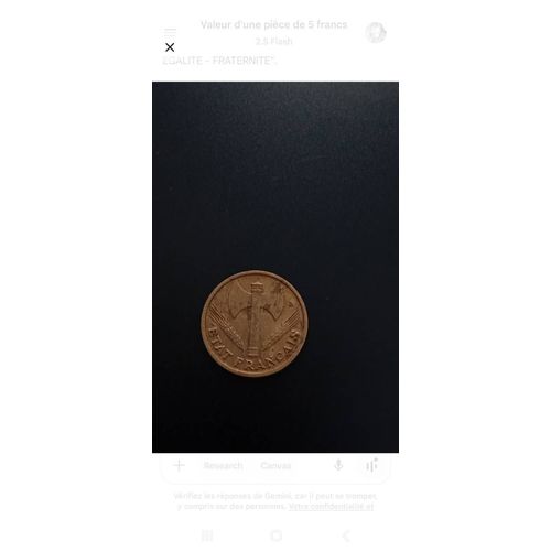 50 Ctm Bronze Alu 1943 Etat Francais