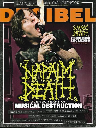 Magazine Decibel - Hors Serie Napalm Death - Special Collector'S Edition - No Flexi