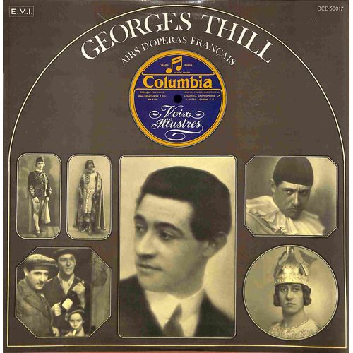 Vinyle 33t "Georges Thill – Airs D’Opéras Français Vol. 1"
