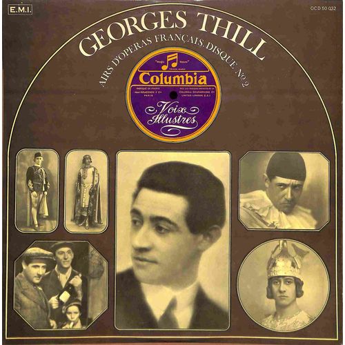 Vinyle 33t "Georges Thill – Airs D’Opéras Français Vol. 2"