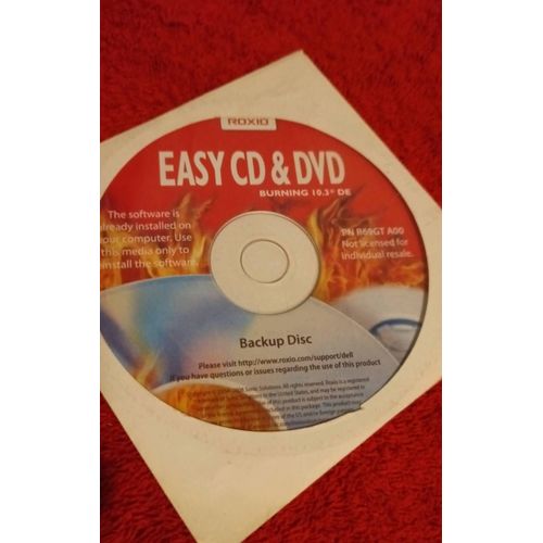 Roxio Easy Cd Dvd Burning 10.3 De Cd Gravures Logiciel