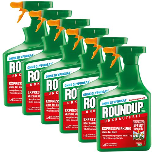 Désherbant Total Prêt À L'Emploi Herbicide Concentré Total Jardin Systémique 6l - Gazon Pelouse Allée Terrasse - Puissant Mauvaises Herbes Plantes Racines - Glyphosate-Frei Formula