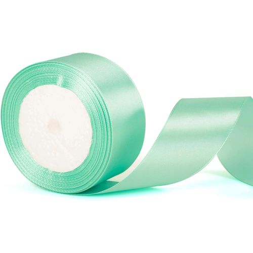 Ruban De Satin Bleu Sarcelle De 40 Mm De Large Pour Voitures De Mariage Et Emballage Cadeau