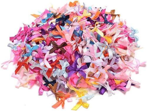 Kal-100pcs Noeud De Ruban Avec Cravate Adapté À La Décoration D'emballage De Cadeaux Diy Décoration De Fête De Bonbons De Mariage